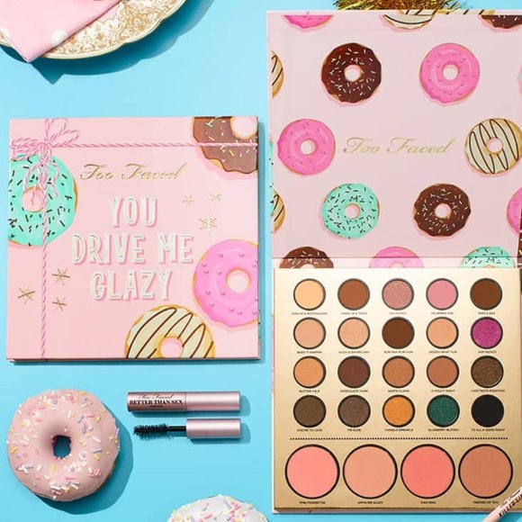 *HP* Too Faced "You Drive Me Glazy" LD ED. Face 3 Pc. Kit - Picture 8 of 9